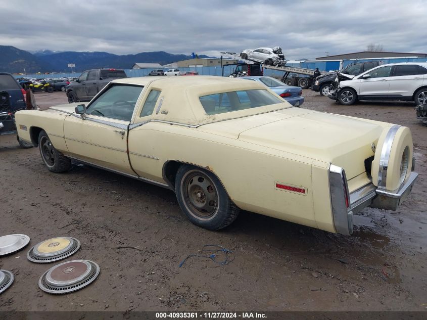 1978 Cadillac Eldorado VIN: 6L47S80248739 Lot: 40935361