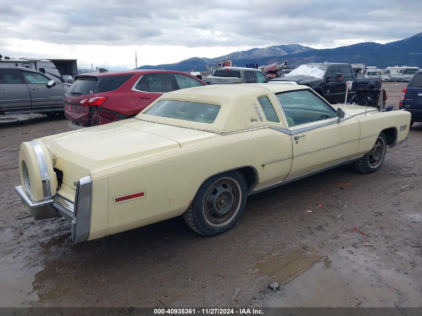 1978 Cadillac Eldorado VIN: 6L47S80248739 Lot: 40935361