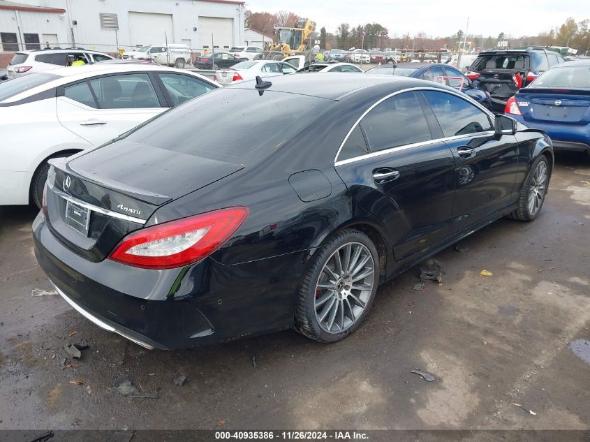 2015 Mercedes-Benz Cls 400 4Matic VIN: WDDLJ6HB1FA145706 Lot: 40935386