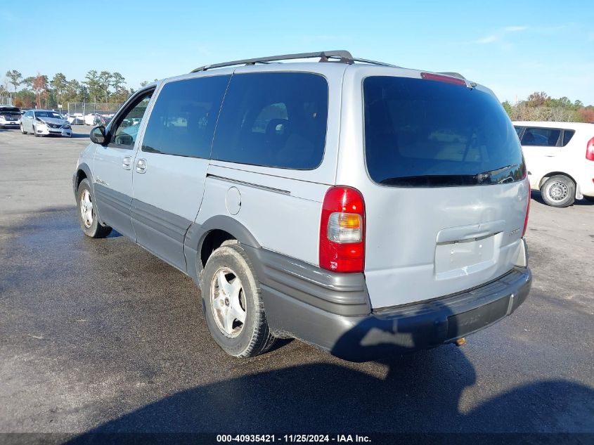 2001 Pontiac Montana M16 W/1Sd Pkg. VIN: 1GMDX03E21D237163 Lot: 40935421