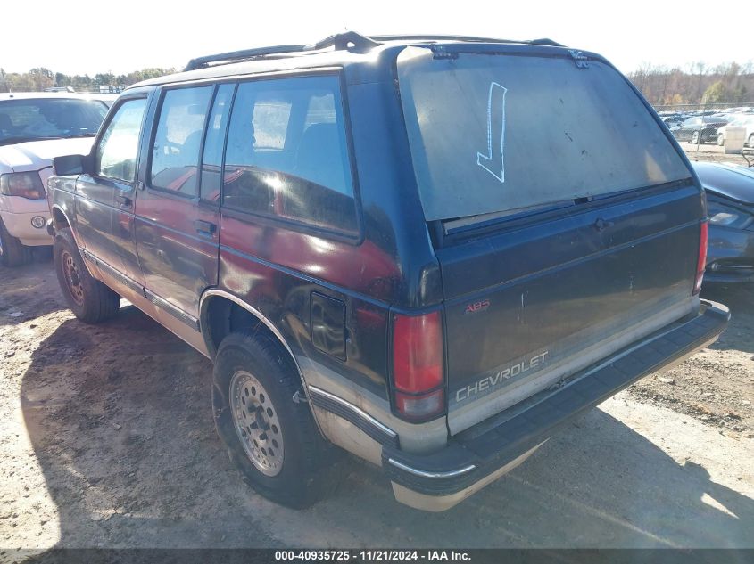 1992 Chevrolet Blazer S10 VIN: 1GNDT13Z3N2110133 Lot: 40935725