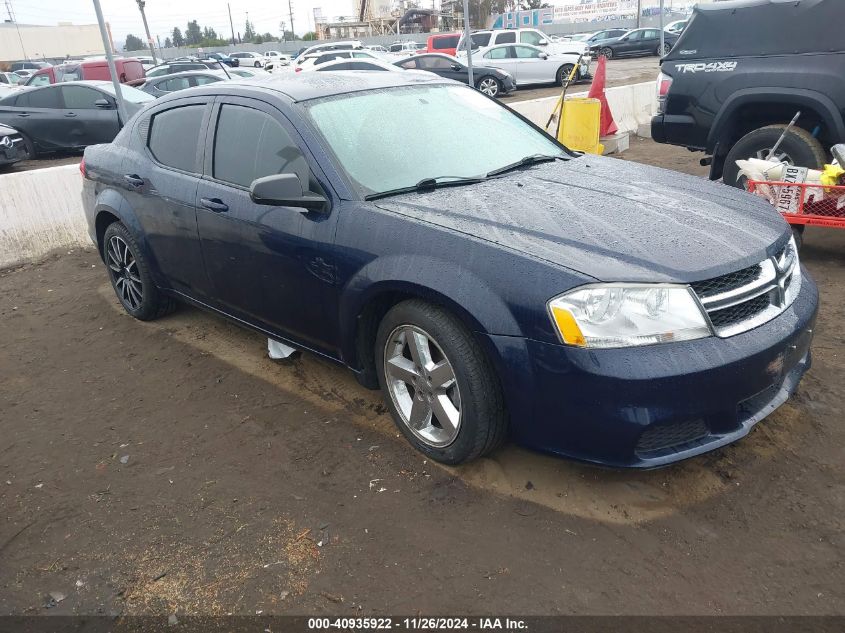 2013 Dodge Avenger Se VIN: 1C3CDZAB5DN710109 Lot: 40935922