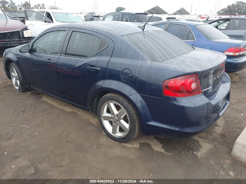 2013 Dodge Avenger Se VIN: 1C3CDZAB5DN710109 Lot: 40935922