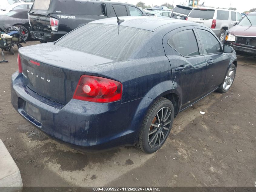 2013 Dodge Avenger Se VIN: 1C3CDZAB5DN710109 Lot: 40935922