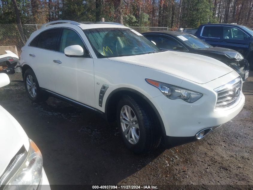 2015 Infiniti Qx70 VIN: JN8CS1MU1FM382037 Lot: 40937094