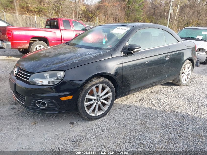 2012 Volkswagen Eos Komfort VIN: WVWBW7AH8CV001392 Lot: 40938551