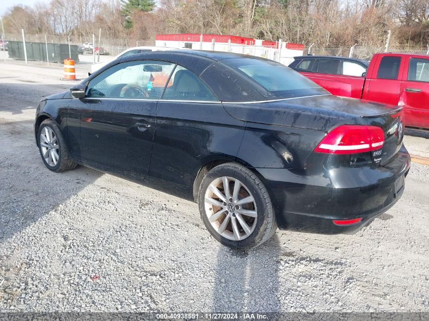 2012 Volkswagen Eos Komfort VIN: WVWBW7AH8CV001392 Lot: 40938551