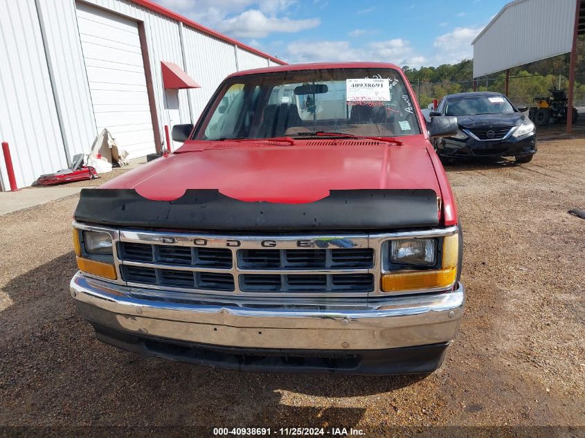 1991 Dodge Dakota VIN: 1B7FL23X4MS258571 Lot: 40938691