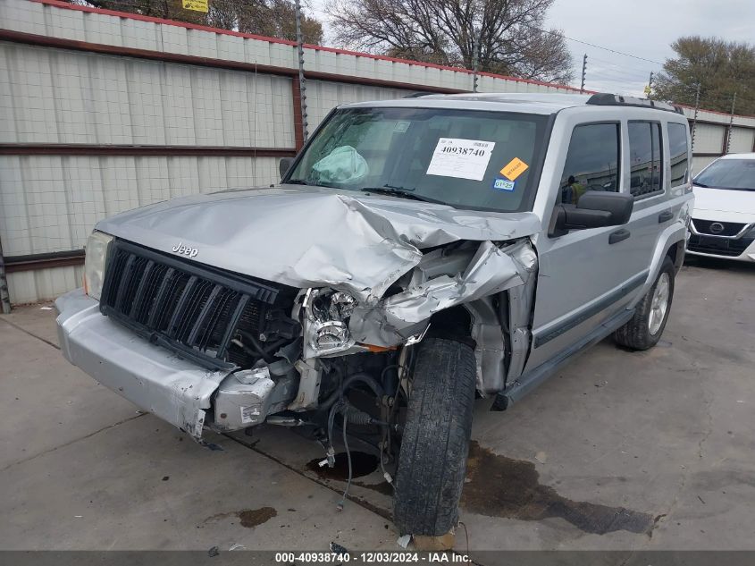 2006 Jeep Commander VIN: 1J8HH48K16C346762 Lot: 40938740