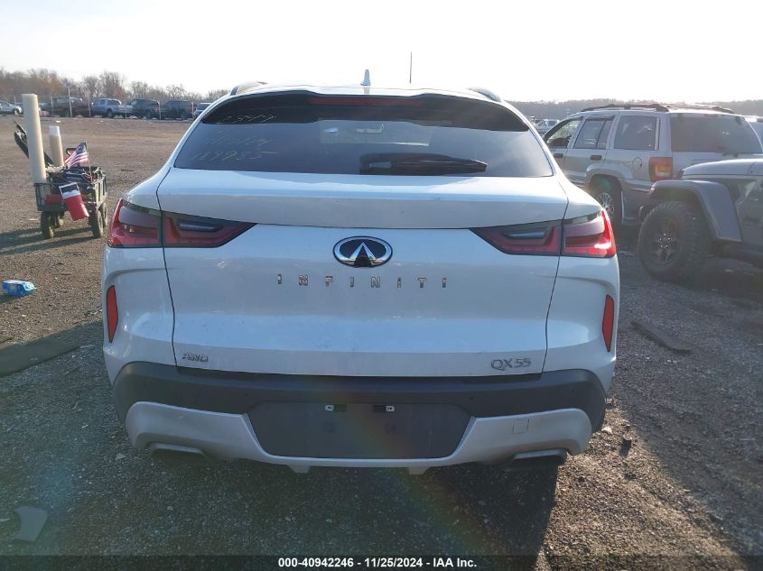 2023 Infiniti Qx55 Luxe Awd VIN: 3PCAJ5JR4PF122349 Lot: 40942246