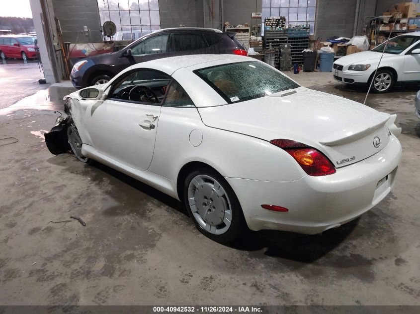 2003 Lexus Sc 430 VIN: JTHFN48Y430041909 Lot: 40942532