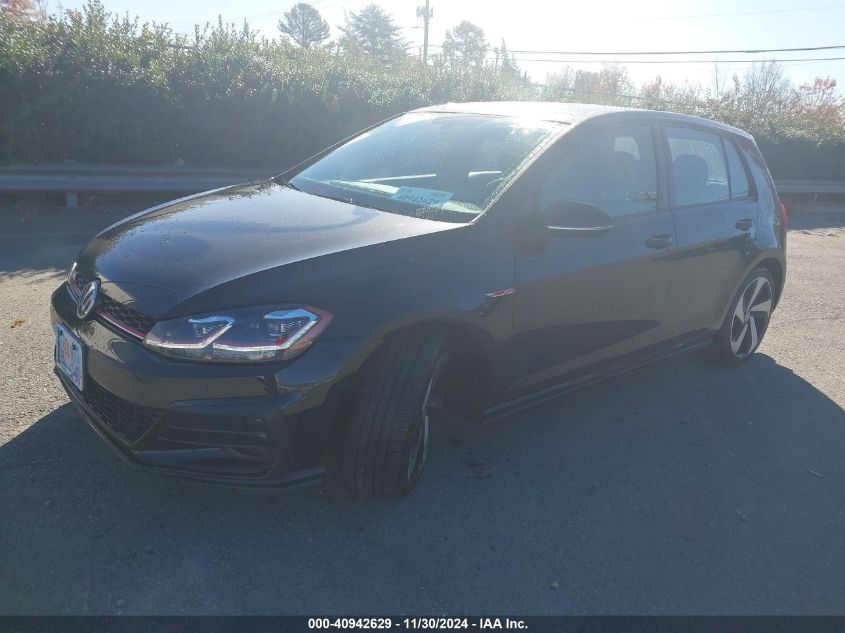 2020 Volkswagen Golf Gti 2.0T Autobahn/2.0T S/2.0T Se VIN: 3VW5T7AU7LM012233 Lot: 40942629