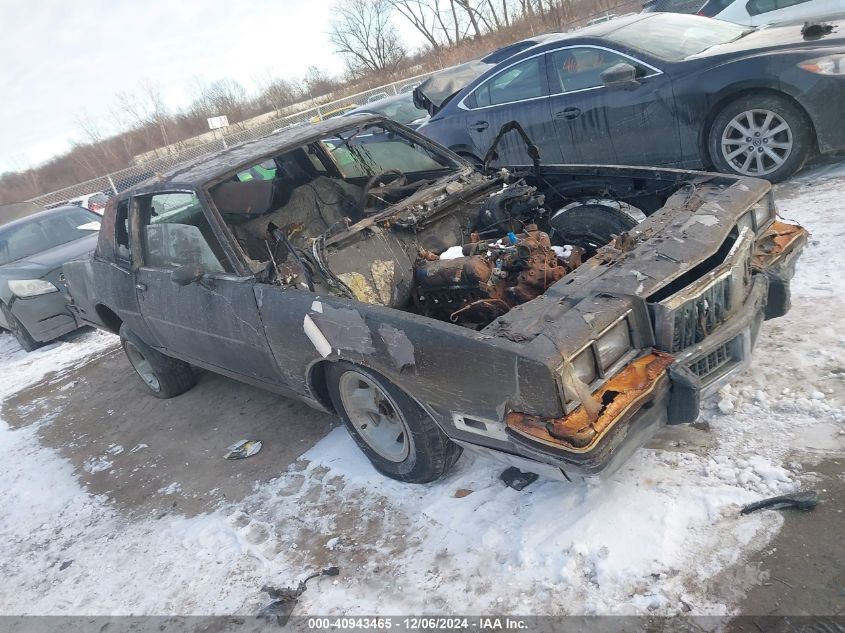 1986 Pontiac Grand Prix Le VIN: 2G2GK37H2G2274061 Lot: 40943465