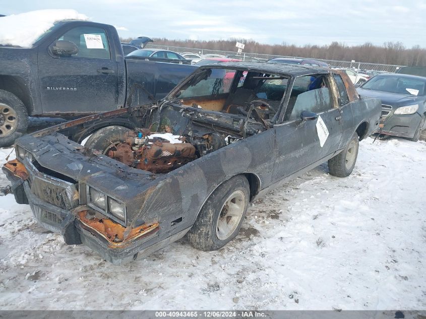 1986 Pontiac Grand Prix Le VIN: 2G2GK37H2G2274061 Lot: 40943465