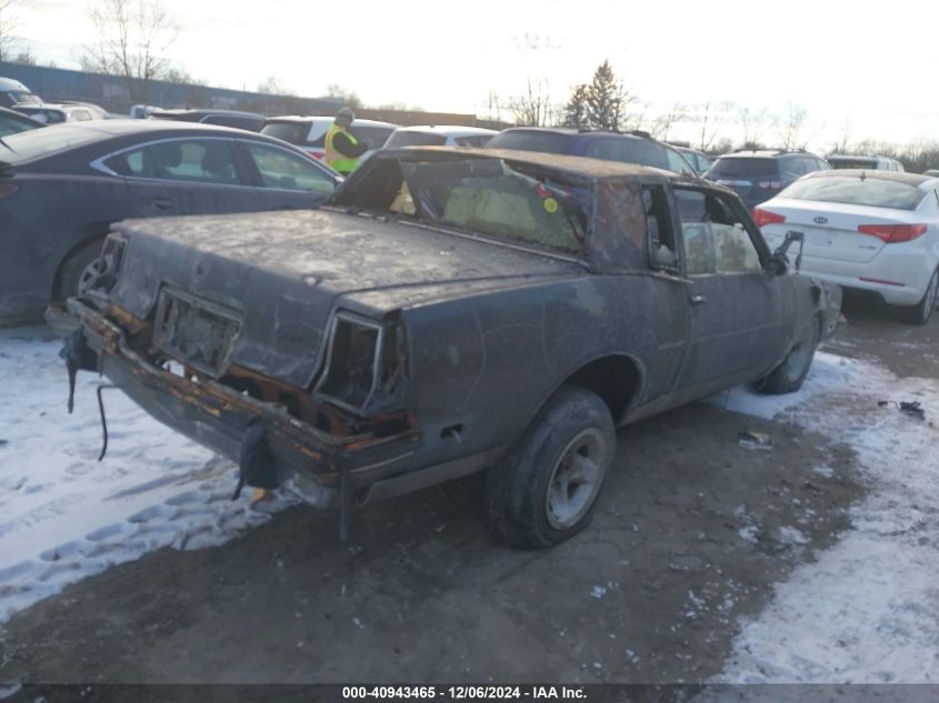 1986 Pontiac Grand Prix Le VIN: 2G2GK37H2G2274061 Lot: 40943465