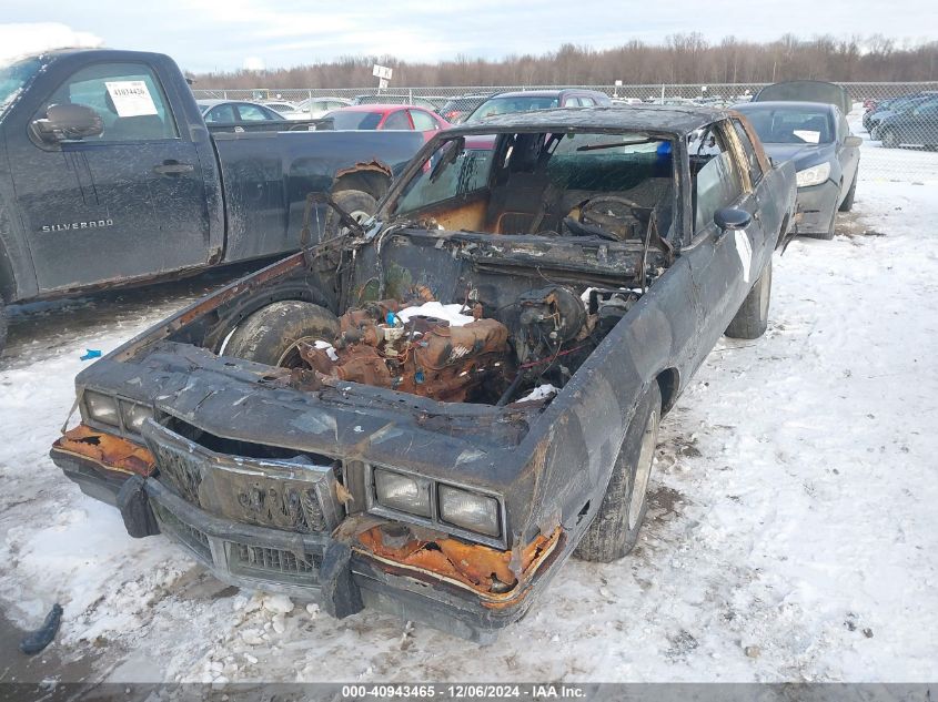 1986 Pontiac Grand Prix Le VIN: 2G2GK37H2G2274061 Lot: 40943465