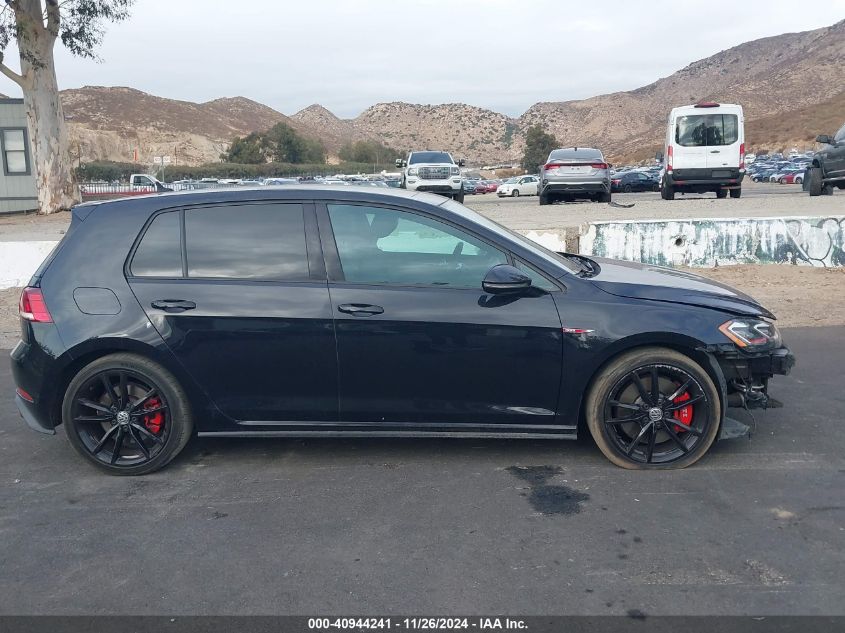 2019 Volkswagen Golf Gti 2.0T Autobahn/2.0T Rabbit Edition/2.0T S/2.0T Se VIN: 3VW6T7AU5KM033892 Lot: 40944241