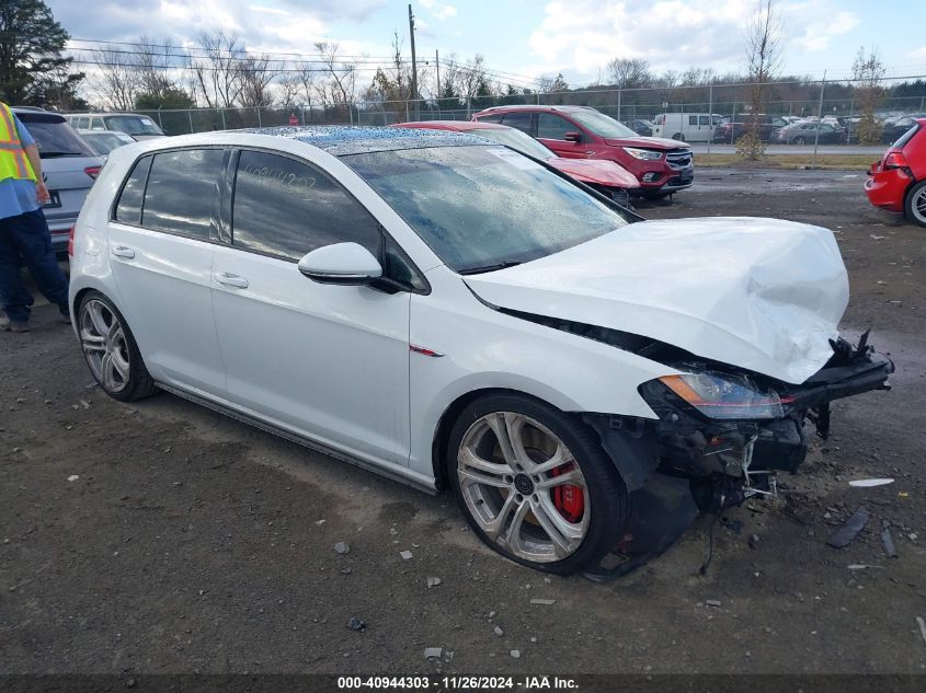 2016 Volkswagen Golf Gti Autobahn W/Performance Package 4-Door VIN: 3VW447AU7GM016457 Lot: 40944303