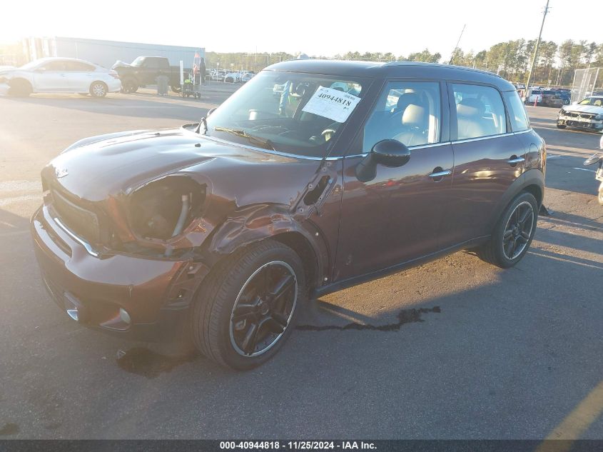 2016 Mini Countryman Cooper S VIN: WMWZC3C51GWT07558 Lot: 40944818