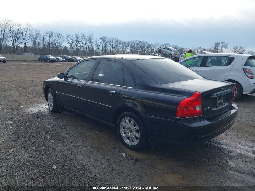 2005 Volvo S80 2.5T VIN: YV1TS592751414560 Lot: 40944864