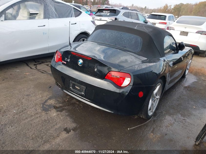 2008 BMW Z4 3.0Si VIN: 4USBU535X8LX04549 Lot: 40944870