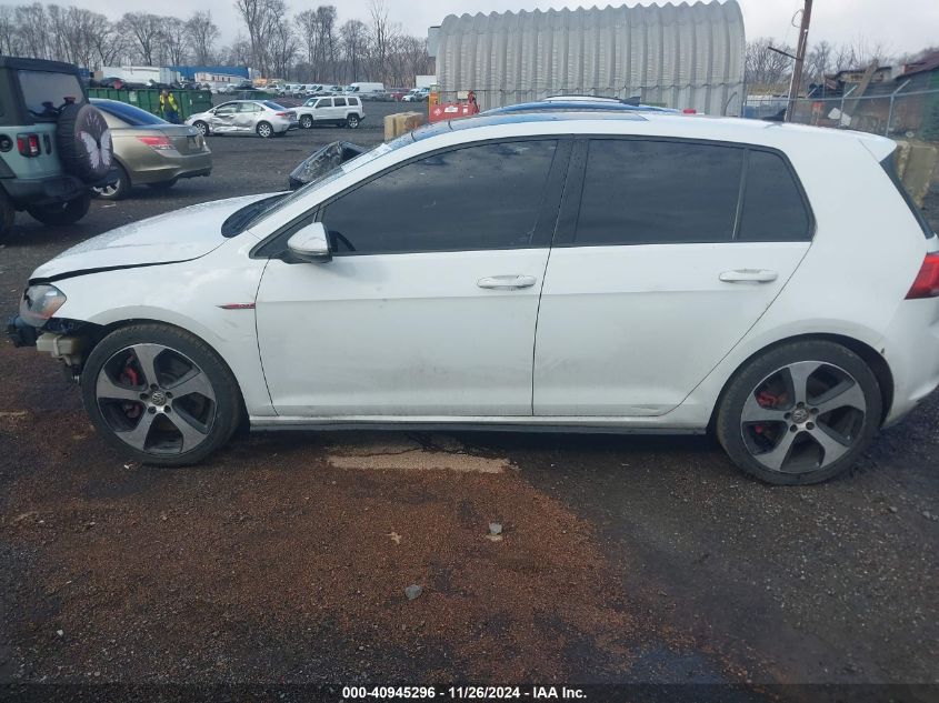 2017 Volkswagen Golf Gti Autobahn 4-Door/S 4-Door/Se 4-Door/Sport 4-Door VIN: 3VW547AUXHM040872 Lot: 40945296