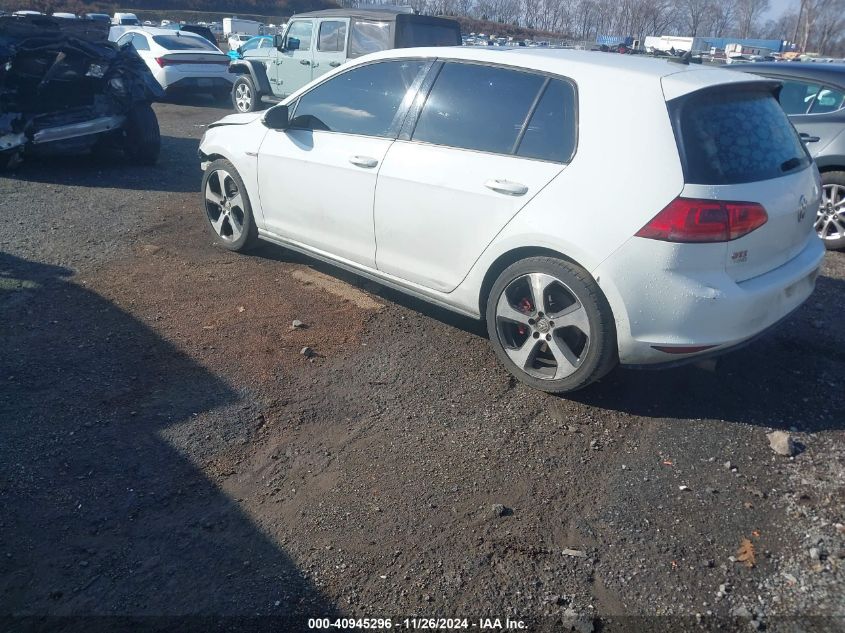 2017 Volkswagen Golf Gti Autobahn 4-Door/S 4-Door/Se 4-Door/Sport 4-Door VIN: 3VW547AUXHM040872 Lot: 40945296