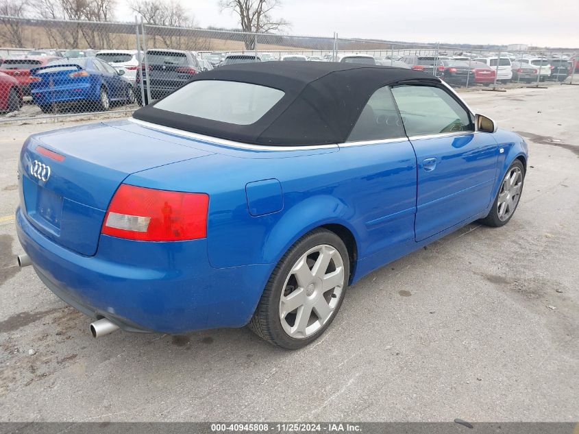 2005 Audi S4 VIN: WUARL48H15K901067 Lot: 40945808