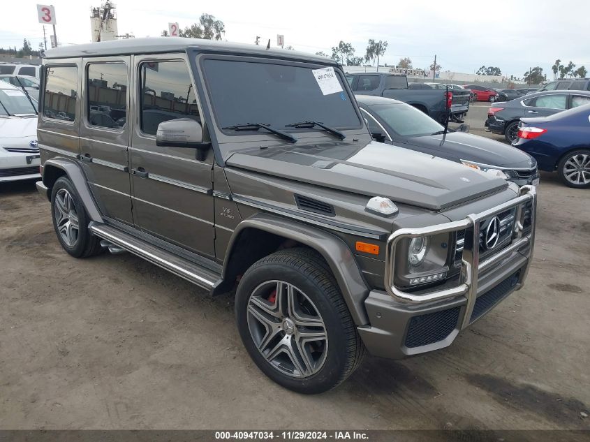 2016 Mercedes-Benz Amg G 63 4Matic VIN: WDCYC7DF8GX247425 Lot: 40947034