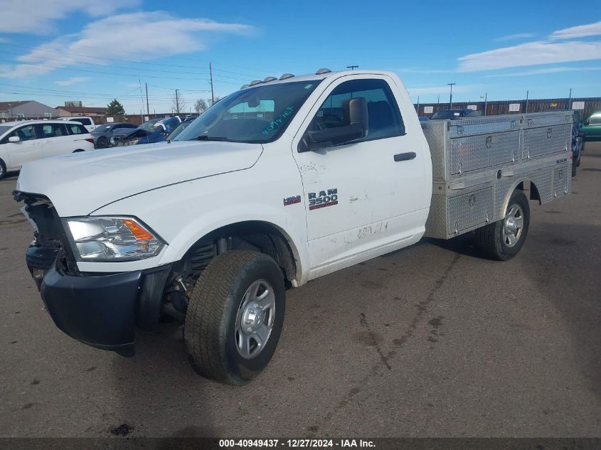 2018 Ram 3500 Chassis Tradesman/Slt VIN: 3C7WR9AJ9JG277242 Lot: 40949437