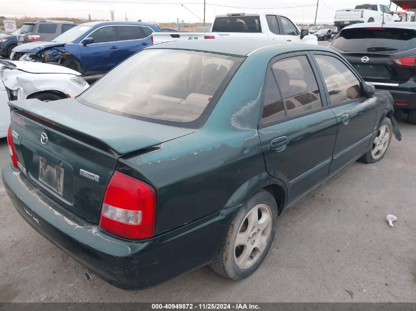 2000 Mazda Protege Es VIN: JM1BJ2212Y0275419 Lot: 40949872