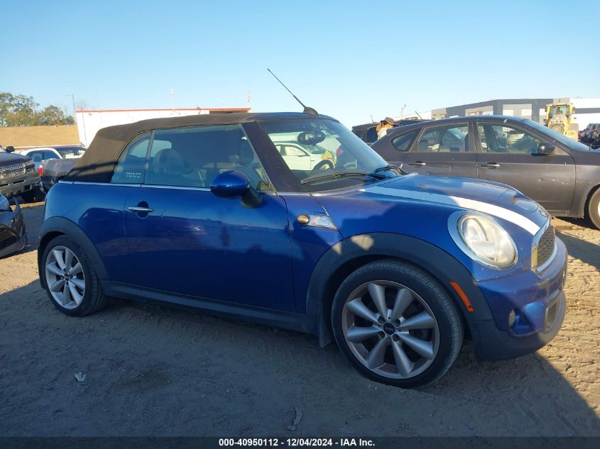 2015 Mini Convertible Cooper S VIN: WMWZP3C55FT708972 Lot: 40950112