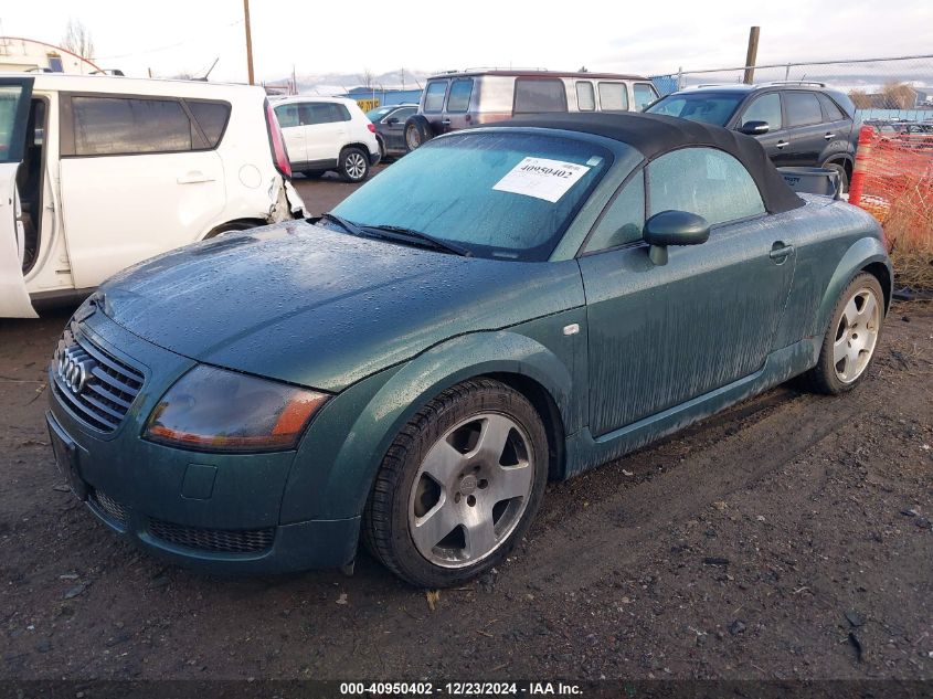 2001 Audi Tt VIN: TRUUT28N211011040 Lot: 40950402