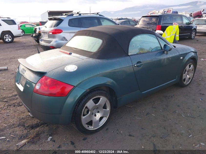 2001 Audi Tt VIN: TRUUT28N211011040 Lot: 40950402