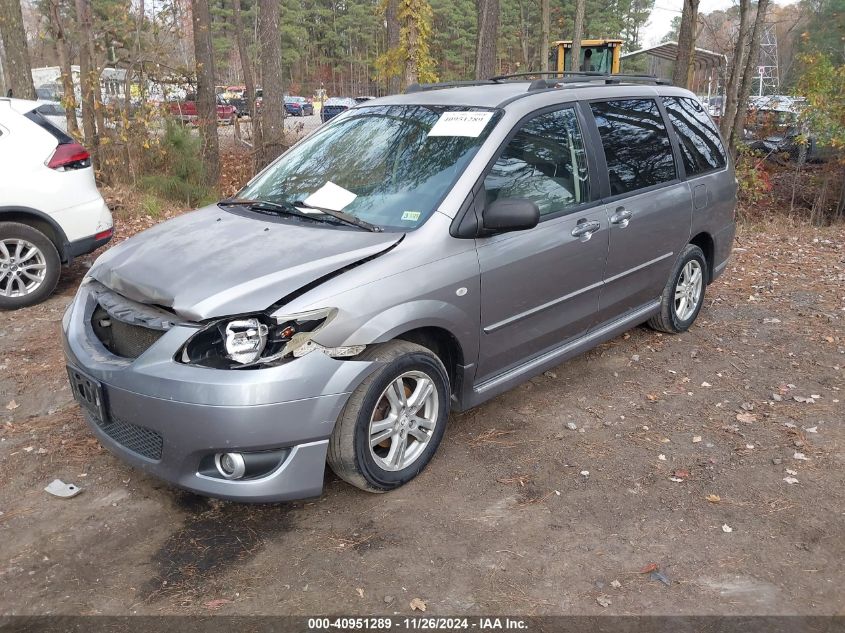 2005 Mazda Mpv Lx VIN: JM3LW28J650551360 Lot: 40951289