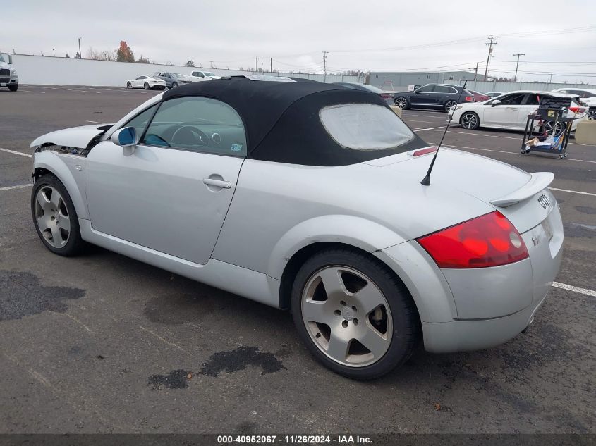 2001 Audi Tt VIN: TRUUT28N811003394 Lot: 40952067