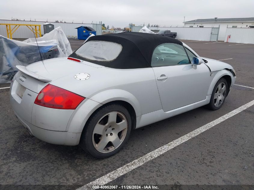 2001 Audi Tt VIN: TRUUT28N811003394 Lot: 40952067