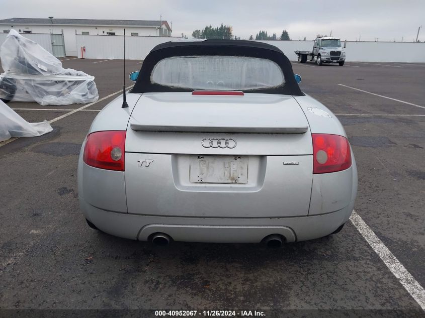 2001 Audi Tt VIN: TRUUT28N811003394 Lot: 40952067