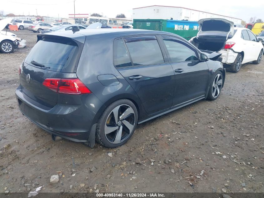 2015 Volkswagen Golf Gti 2.0T S 4-Door VIN: 3VW4T7AU9FM041619 Lot: 40953140