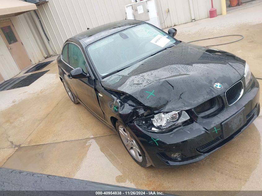 2013 BMW 128I VIN: WBAUP9C51DVS94474 Lot: 40954838