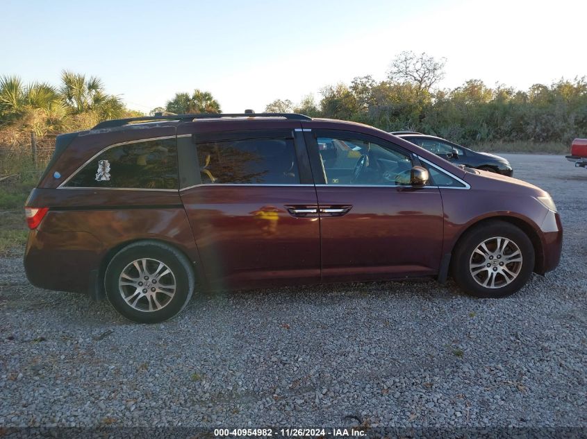 2011 Honda Odyssey Ex-L VIN: 5FNRL5H63BB065692 Lot: 40954982