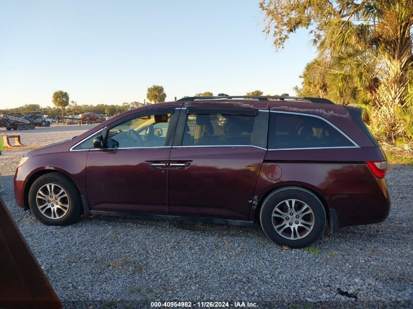 2011 Honda Odyssey Ex-L VIN: 5FNRL5H63BB065692 Lot: 40954982