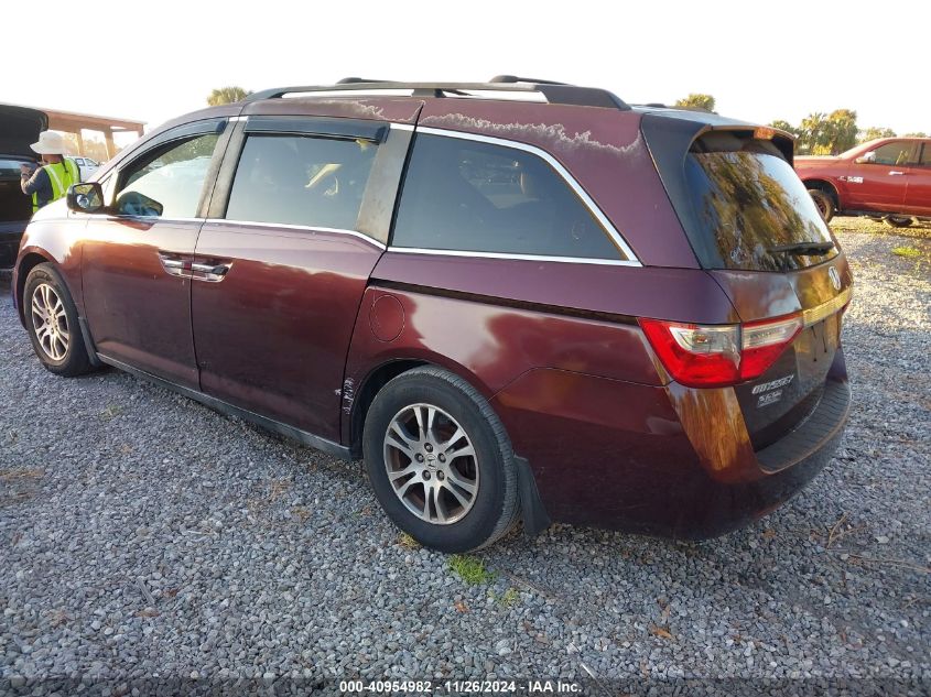 2011 Honda Odyssey Ex-L VIN: 5FNRL5H63BB065692 Lot: 40954982