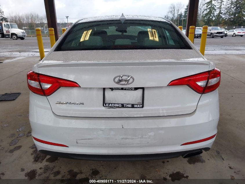 2015 Hyundai Sonata Se VIN: 5NPE24AF3FH004436 Lot: 40955171