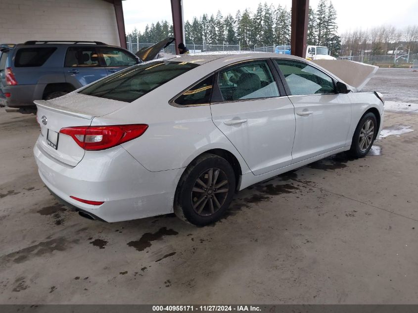 2015 Hyundai Sonata Se VIN: 5NPE24AF3FH004436 Lot: 40955171