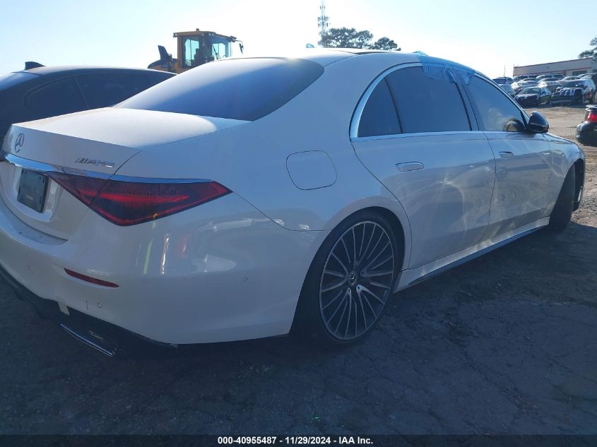 2022 Mercedes-Benz S 580 4Matic VIN: W1K6G7GB5NA071207 Lot: 40955487