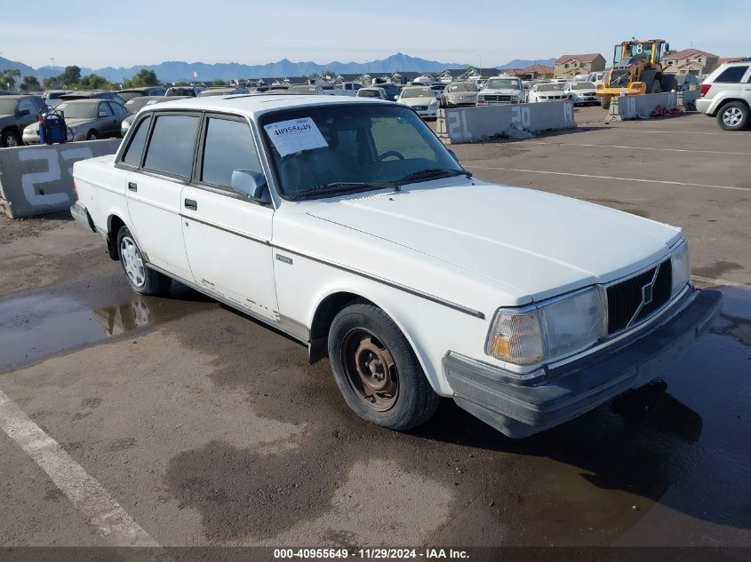 1992 Volvo 240 Gl VIN: YV1AS8801N1462449 Lot: 40955649