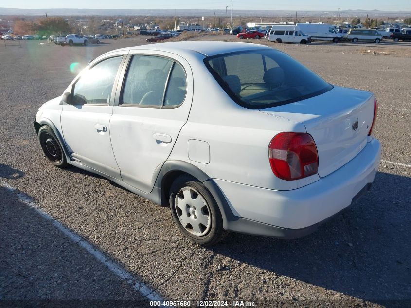 2000 Toyota Echo VIN: JTDBT1235Y0035903 Lot: 40957680