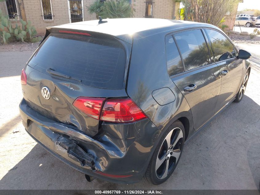 2017 Volkswagen Golf Gti Autobahn 4-Door/S 4-Door/Se 4-Door/Sport 4-Door VIN: 3VW5T7AU5HM016675 Lot: 40957769