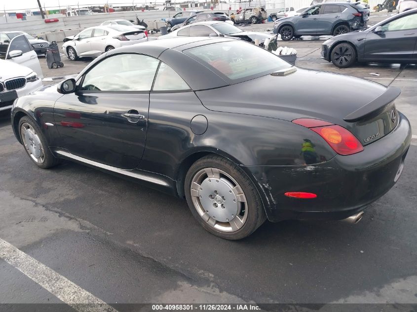 2005 Lexus Sc 430 VIN: JTHFN48Y350062138 Lot: 40958301